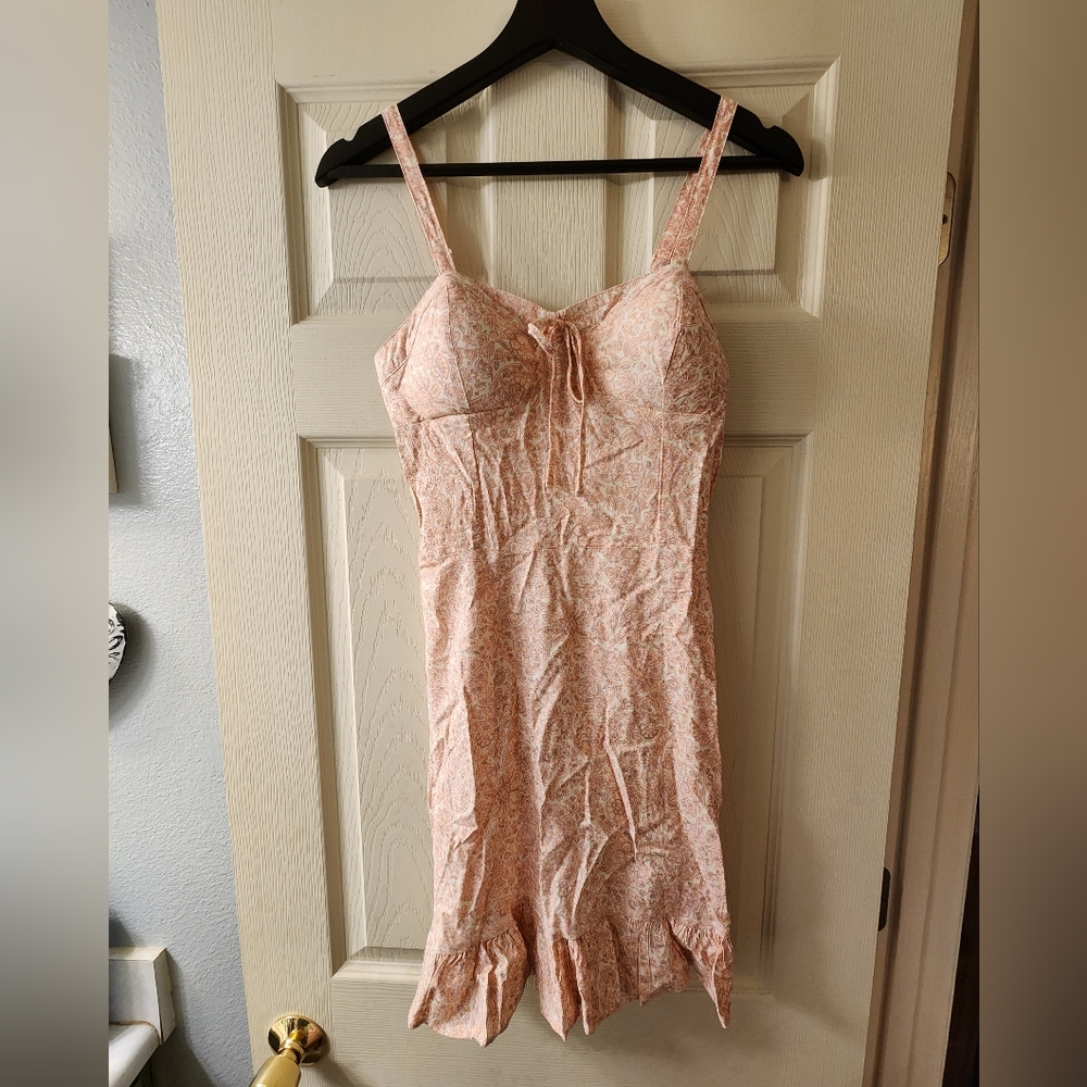 Cute pink summer dress